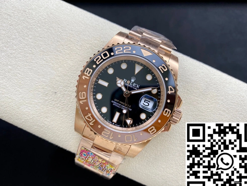 1176 Gold Rose II MoistureWicking Clean Factory Master M126715CHNR-0001 GMT Rolex 0801